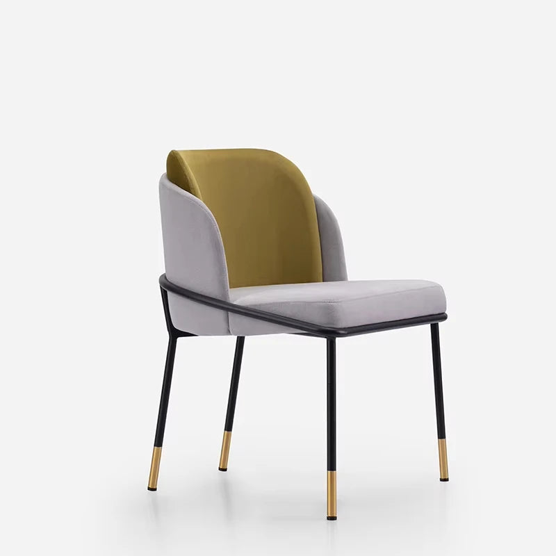 Italian Design Luxury Dining Chairs Modern Home Kitchen and Dining Room Furniture Upholstered Polyurethane Leather/Bar Fabric
