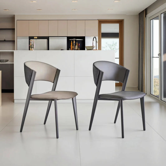 Modern Low Price Luxury Upscale Soft Seat Home Villa Kitchen Restaurant Hotel - Light Luxury Design Metal CC Dining Chair