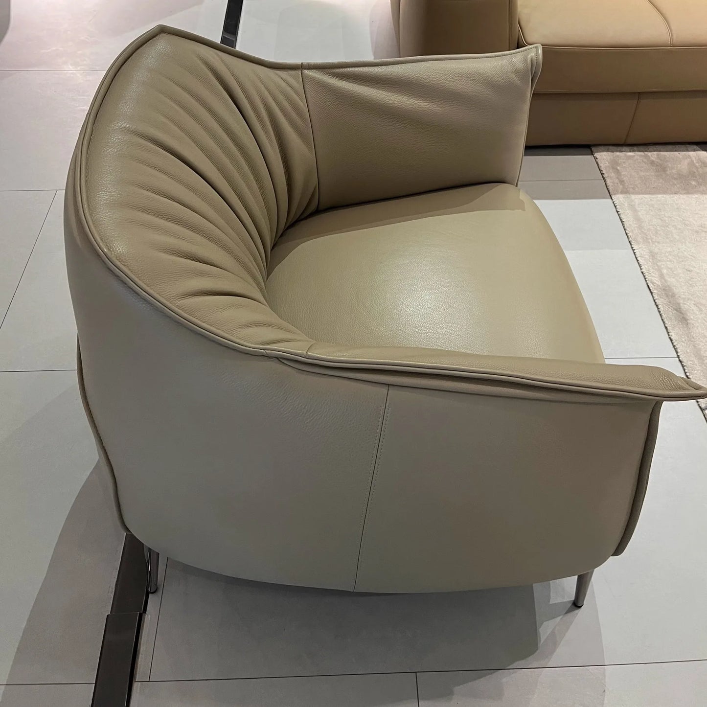 Modern Tiger Lounge Chair Single Seat Leather Living Room Bedroom Balcony Lounge Cafe Villa Furniture Loft Armchair