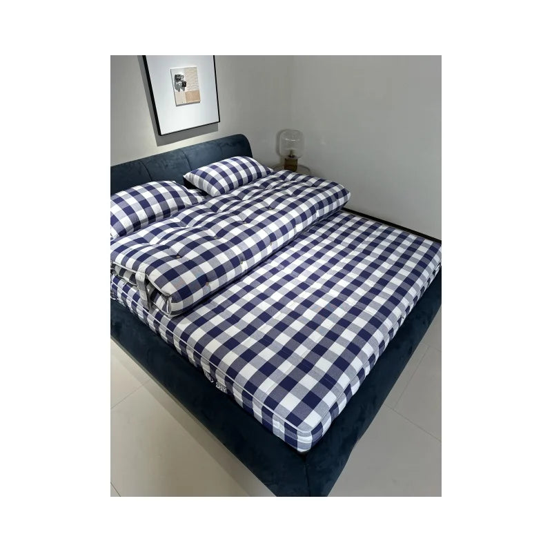 Simple Italian design luxury metal fabric leather sofa large special design bed linen cotton king soft bed