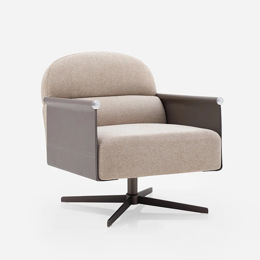 Luxury designer sofa comfortable floor leisure salon lounge hotel living room bedroom simple swivel chair