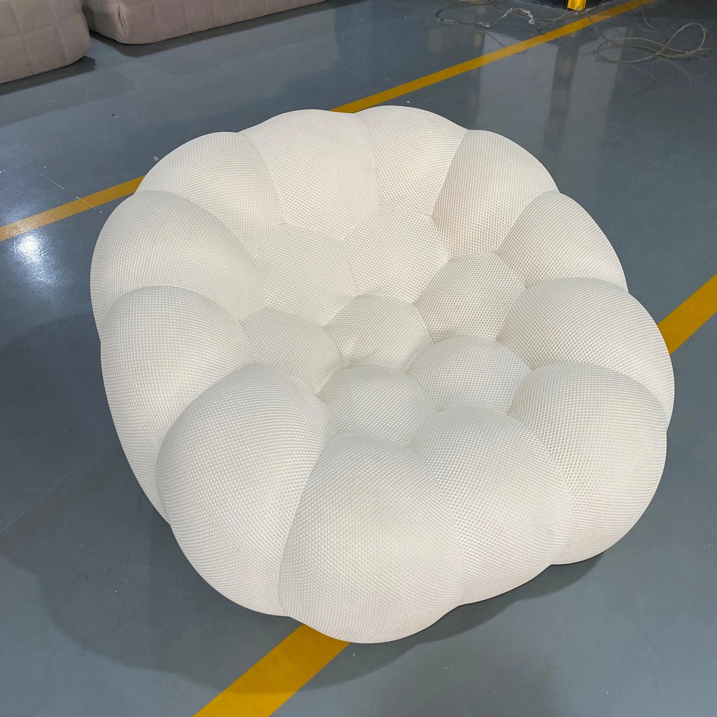 Fashion ball combination sofa comfortable leisure chair foam compression sofa
