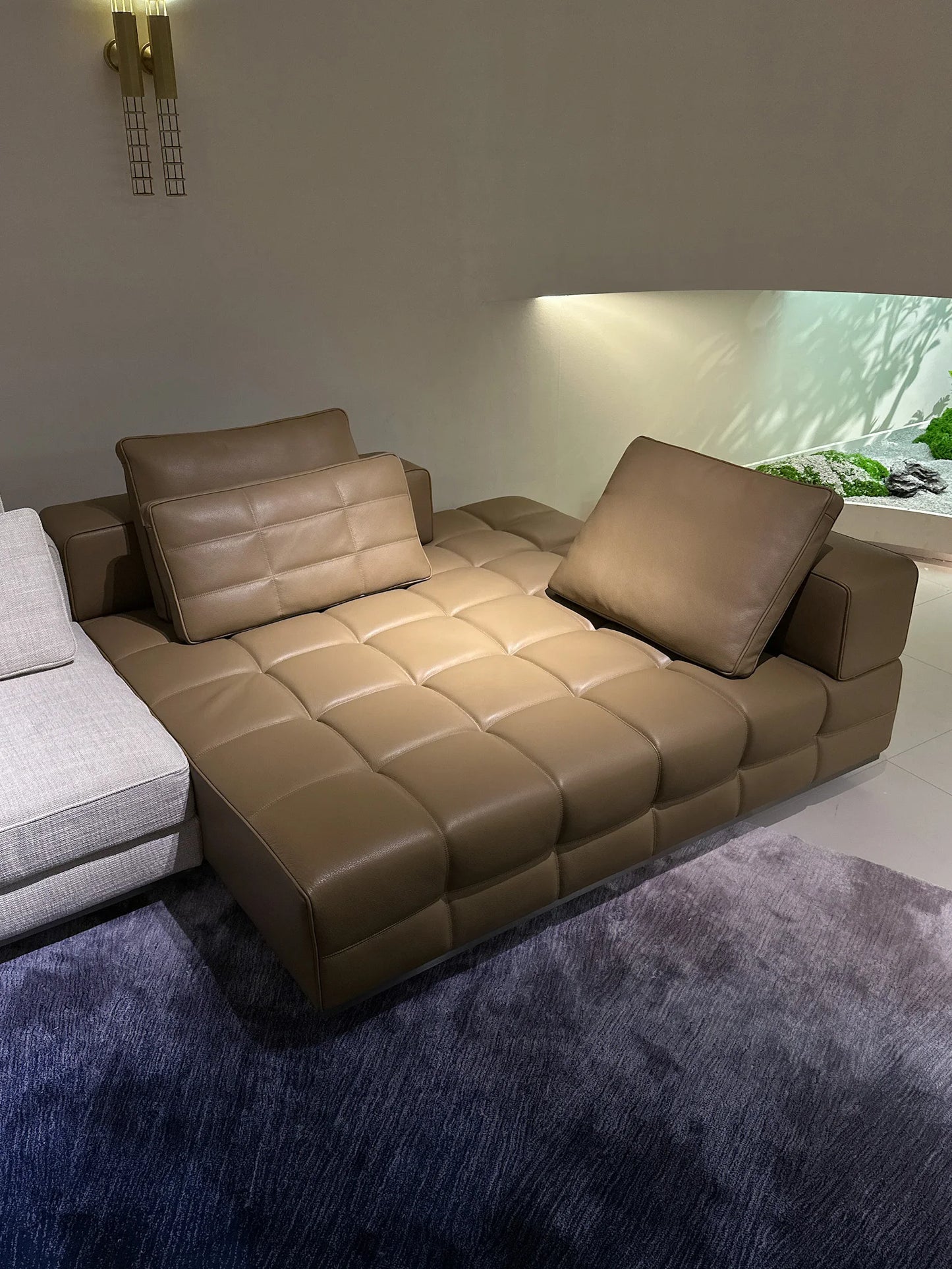 Fashion Furniture Combination Sofa Modern Luxury Atmospheric Cowhide Sofa Simple Light Luxury Villa Combination Villa Sofa
