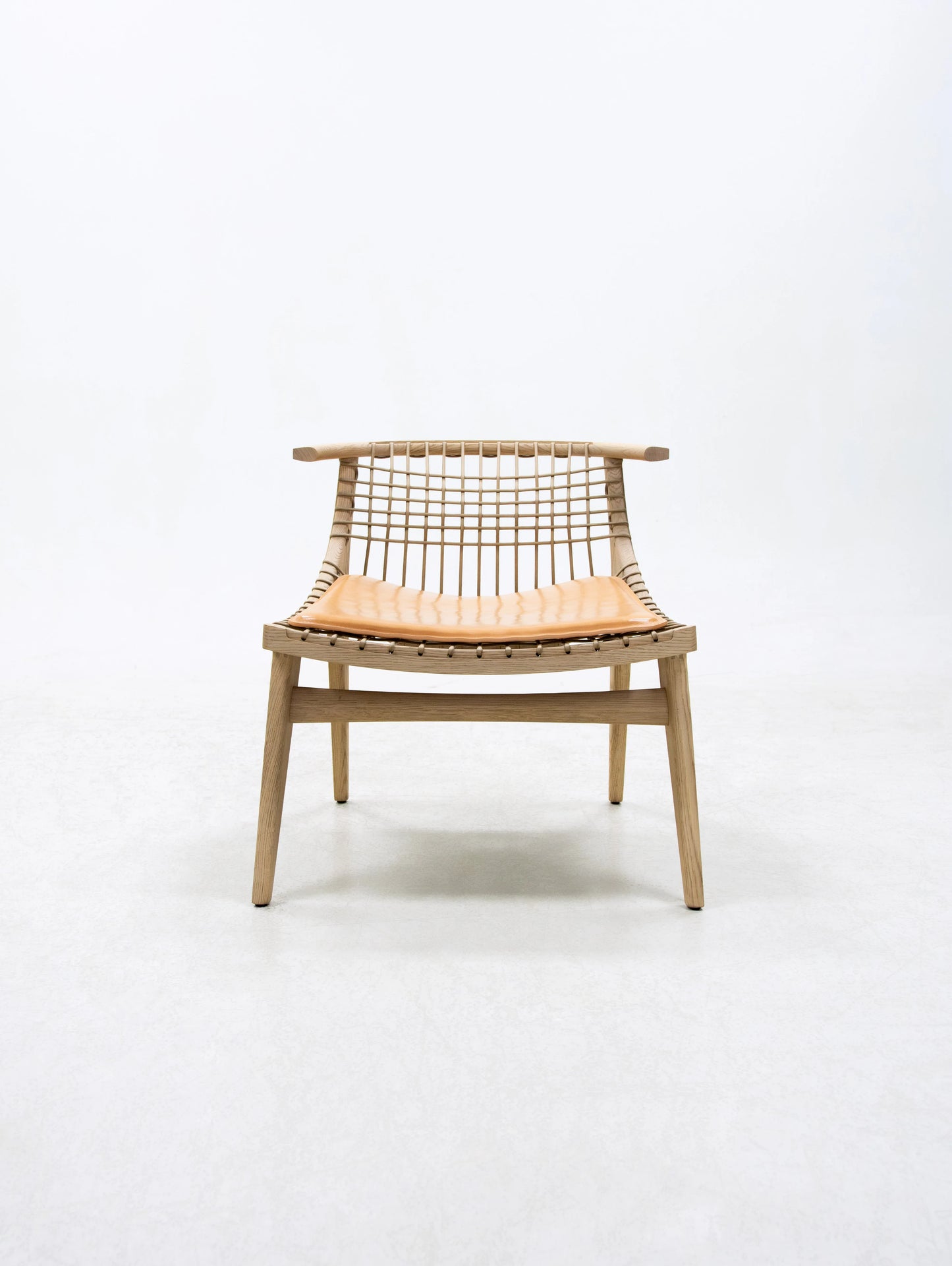Japanese Cow Design SABI WABI Ash Wood Armchair Home Living Room Furniture Leisure Bedroom Villa Interior Leisure Chair