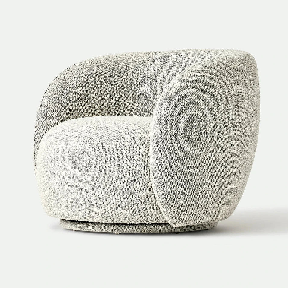 Modern Swivel Single Sofa Armchair Swivel Casual Style Velvet Wooden Living Room Dining Room Outdoor Bar Lobby Children's Lounge Chair