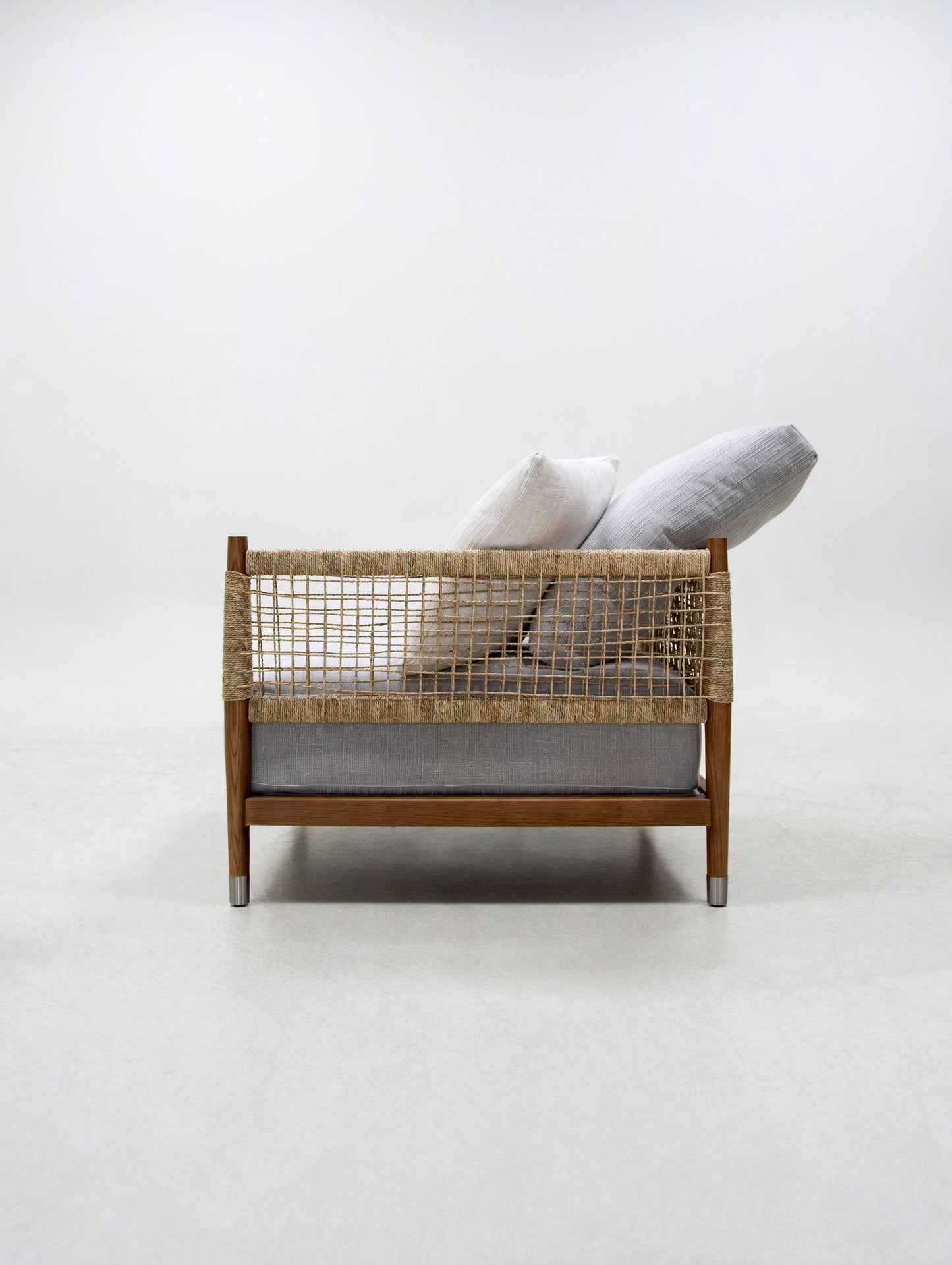 Light Luxury Sabi Wabi Home Living Room Furniture Armchair Leisure Woven Seat Bedroom Home Villa Relaxing Seat Chair