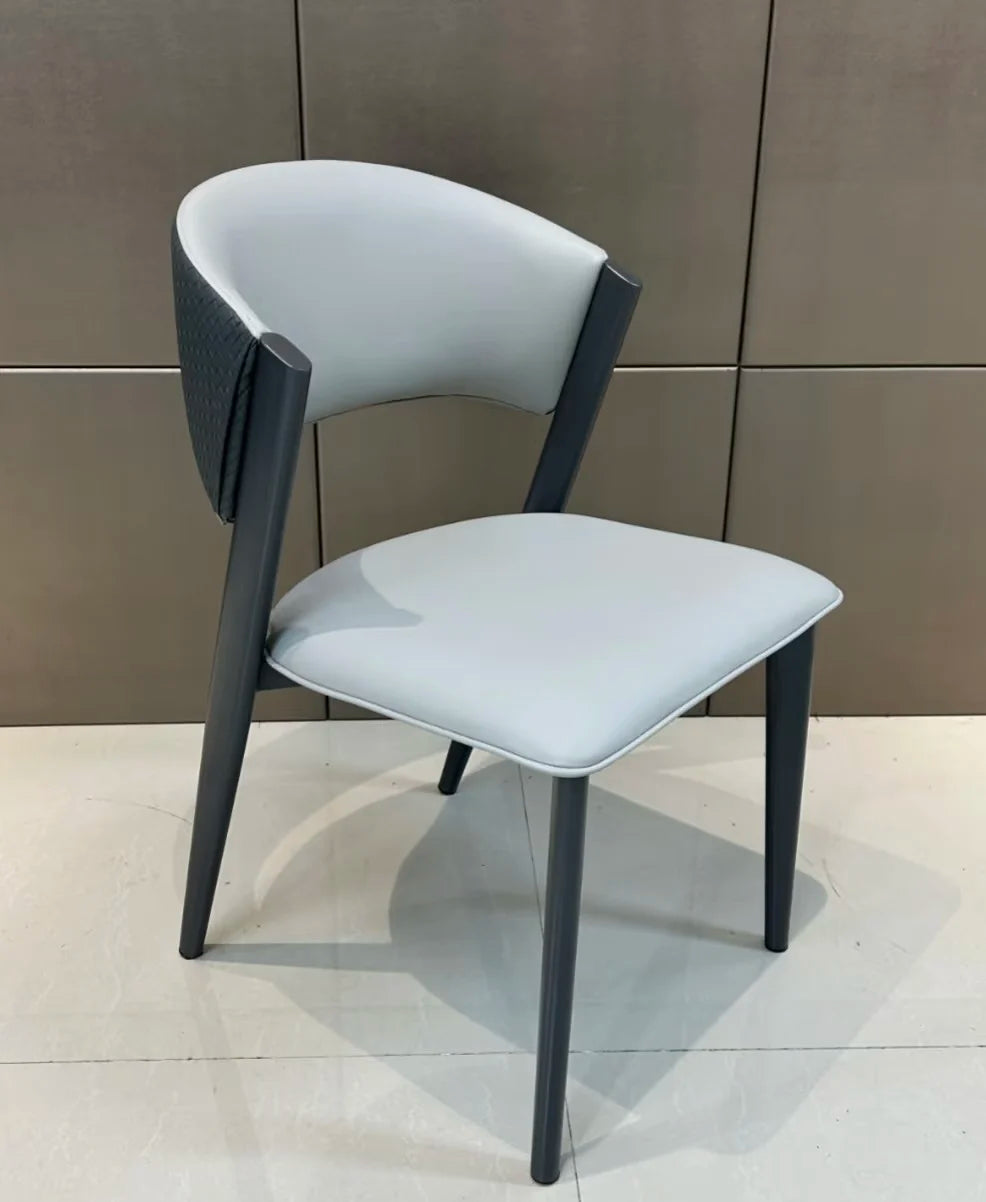 Modern Low Price Luxury Upscale Soft Seat Home Villa Kitchen Restaurant Hotel - Light Luxury Design Metal CC Dining Chair