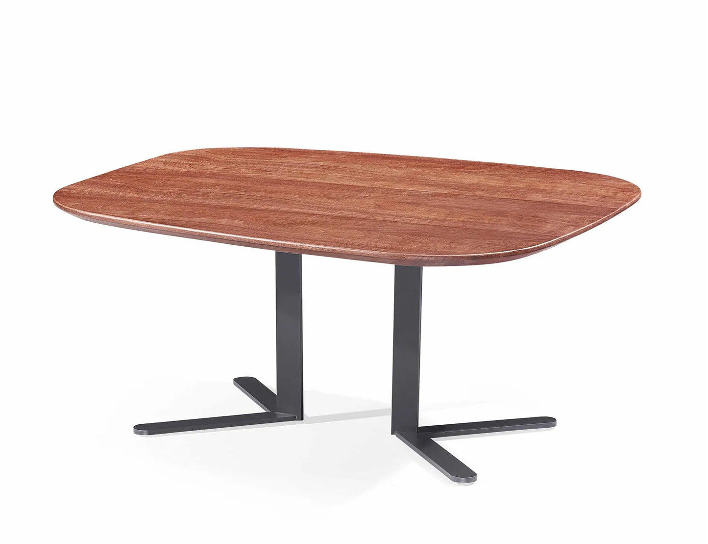 Walnut color living room villa Italian design Nordic side table Modern interior home furniture Simple MDF coffee table