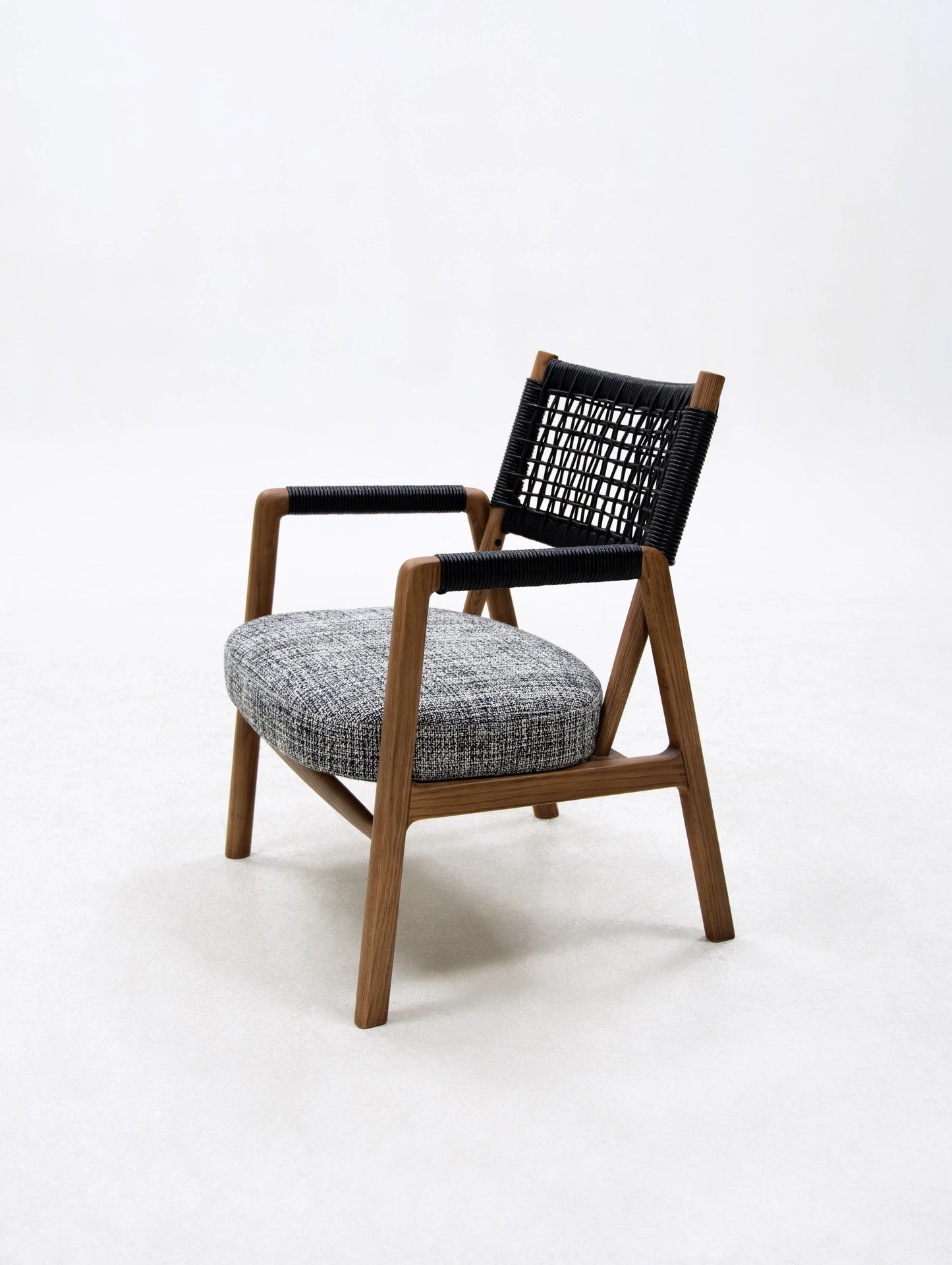 Ash wood Japanese SABI WABI woven seats Armchairs Home living room furniture, bedroom and villa with relaxing seats