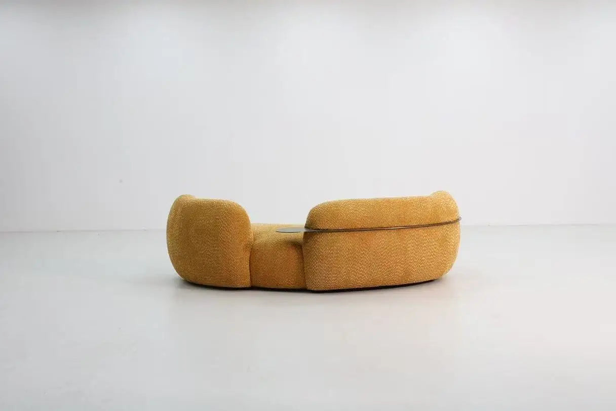 Modern Booker fabric curved sofa home living room reception wholesale sofa luxury interior design