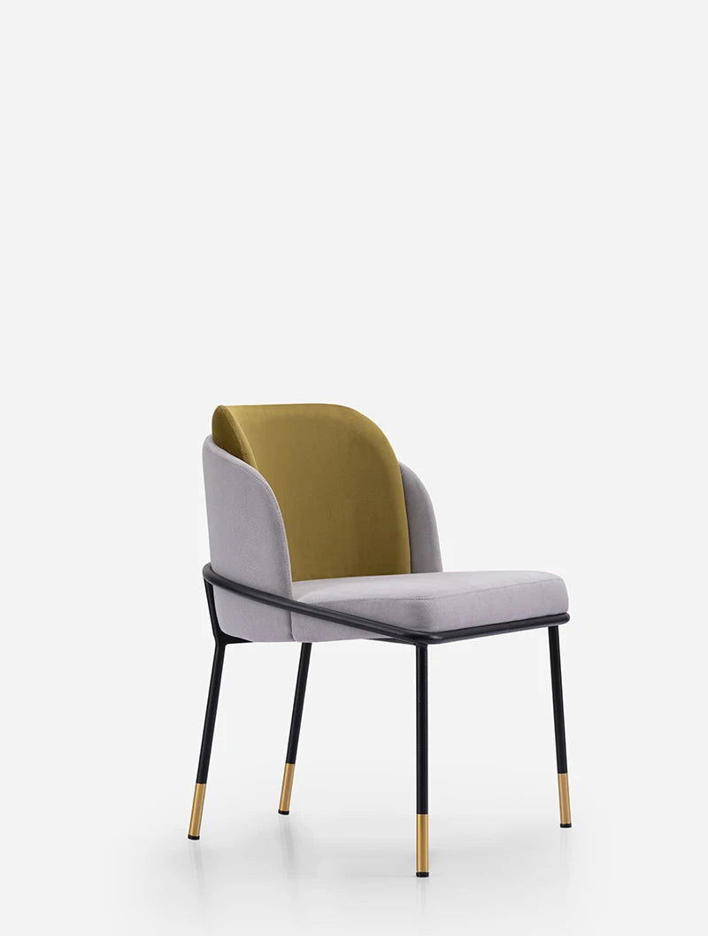 Italian Design Luxury Dining Chairs Modern Home Kitchen and Dining Room Furniture Upholstered Polyurethane Leather/Bar Fabric