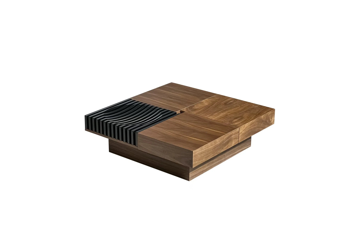 New function box table Japanese sabi wabi design interior furniture villa loft wooden coffee table household coffee table