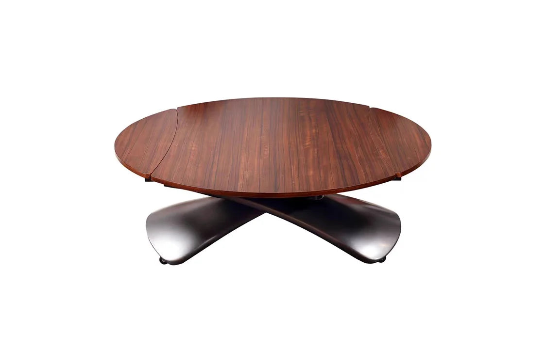 Modern Lifting Dining Table Set Wood Panel Assembly Home Furniture Living Room Dining Room and Study