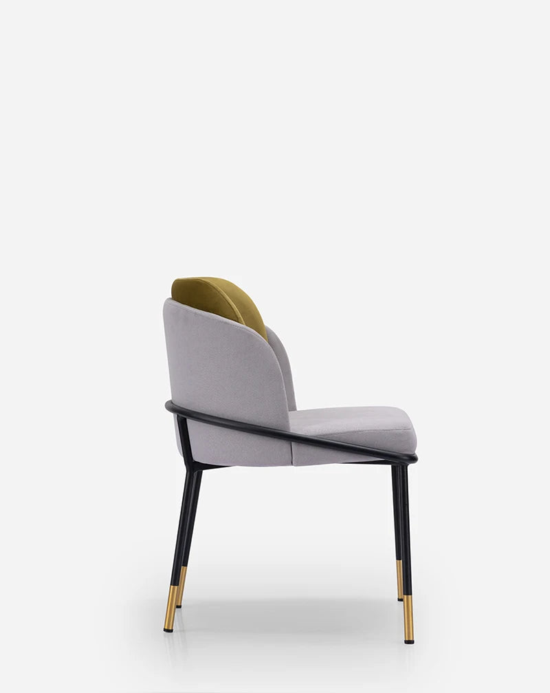 Italian Design Luxury Dining Chairs Modern Home Kitchen and Dining Room Furniture Upholstered Polyurethane Leather/Bar Fabric