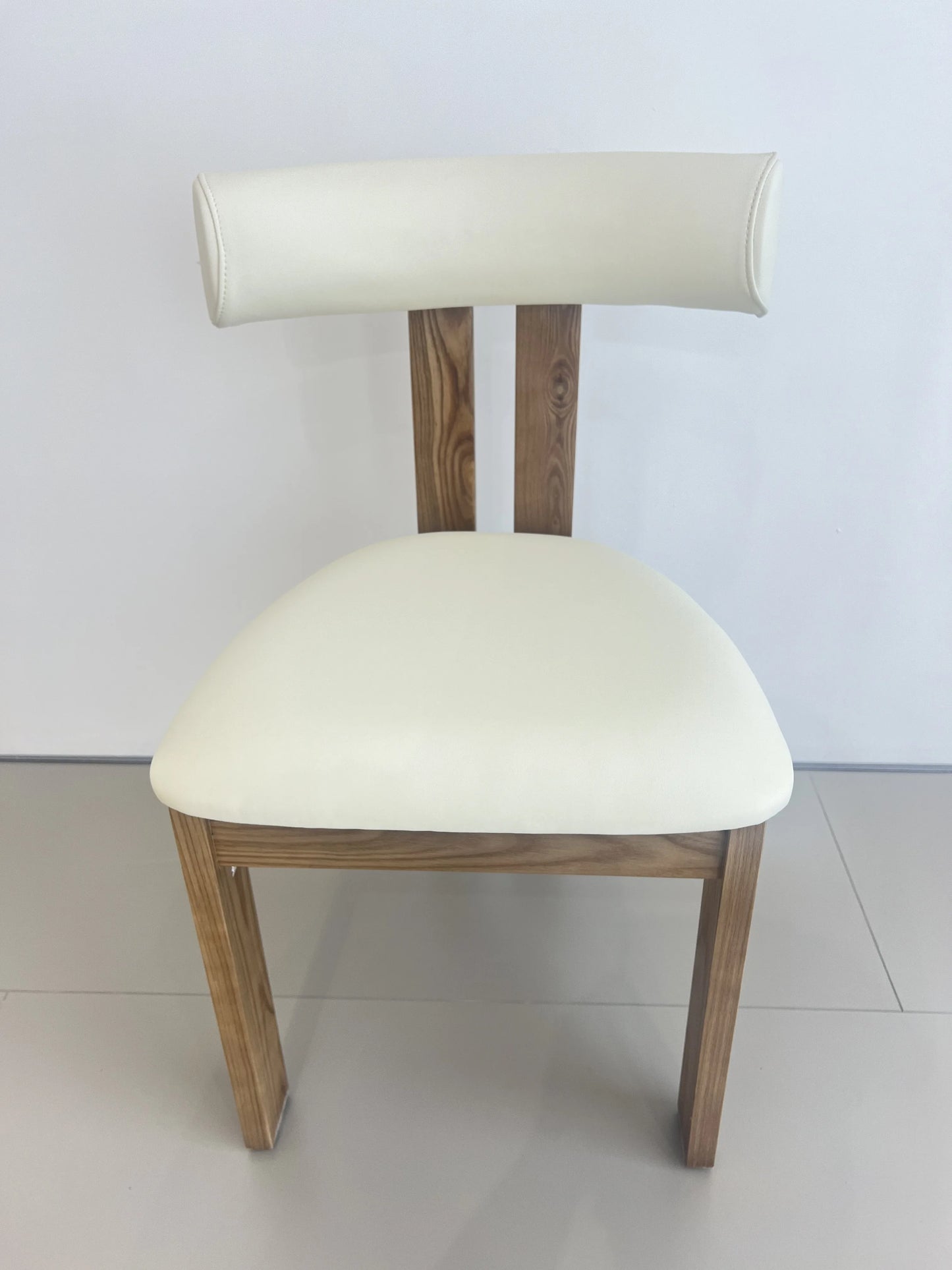 Wabi sabi design grey wood frame fabric dining room furniture villa home leisure seat Japanese style loft dining chair