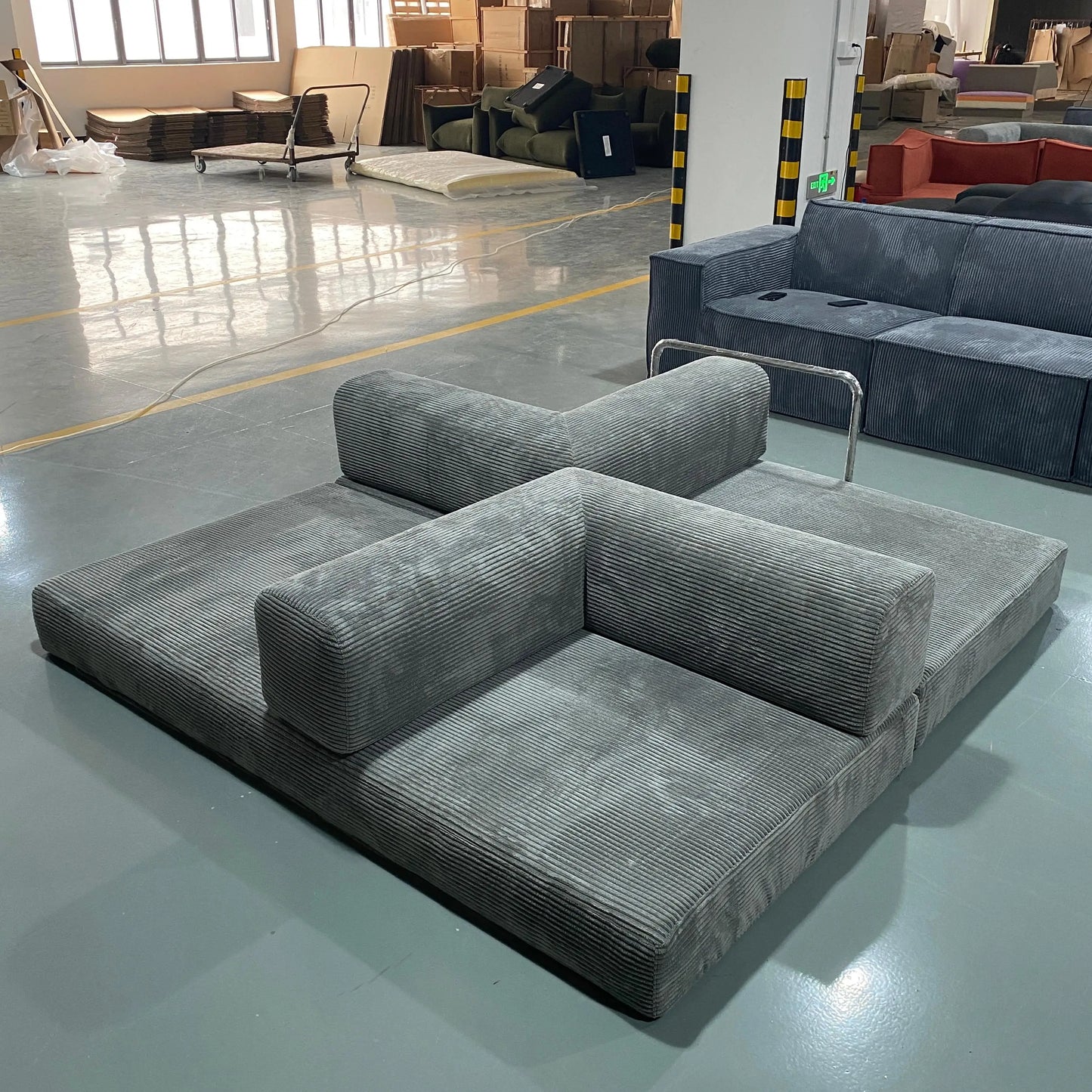 New Compression Seal Vacuum Packaging Living Room Furniture Modern Deluxe Edition Fabric Modern Compression Sofa