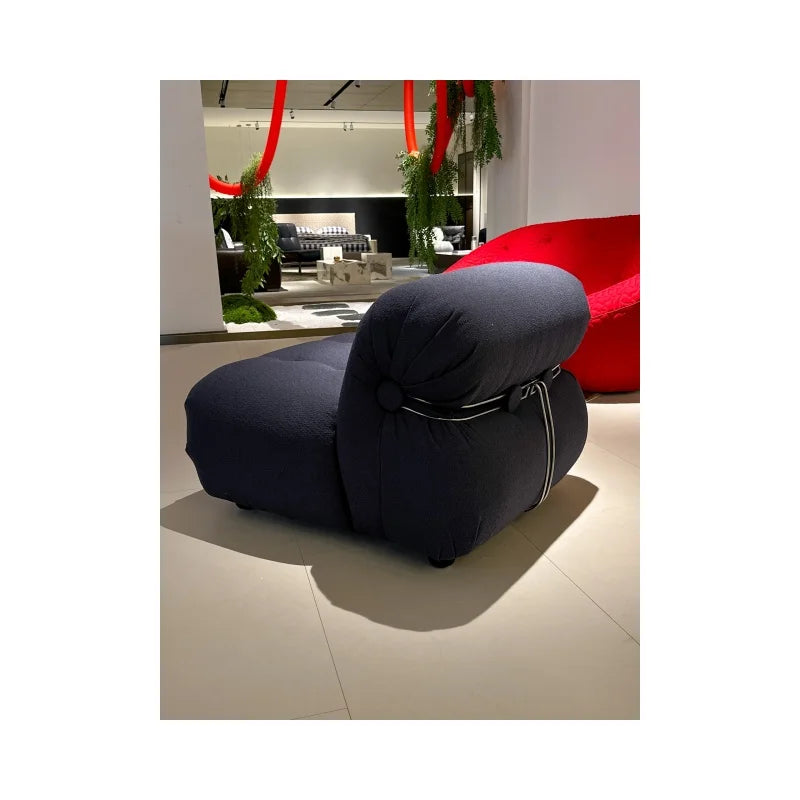 Simple lamb sofa Booker fabric bedroom sofa Lazy simple living room single sofa