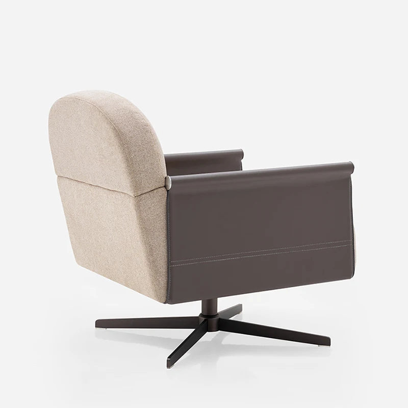 Luxury designer sofa comfortable floor leisure salon lounge hotel living room bedroom simple swivel chair