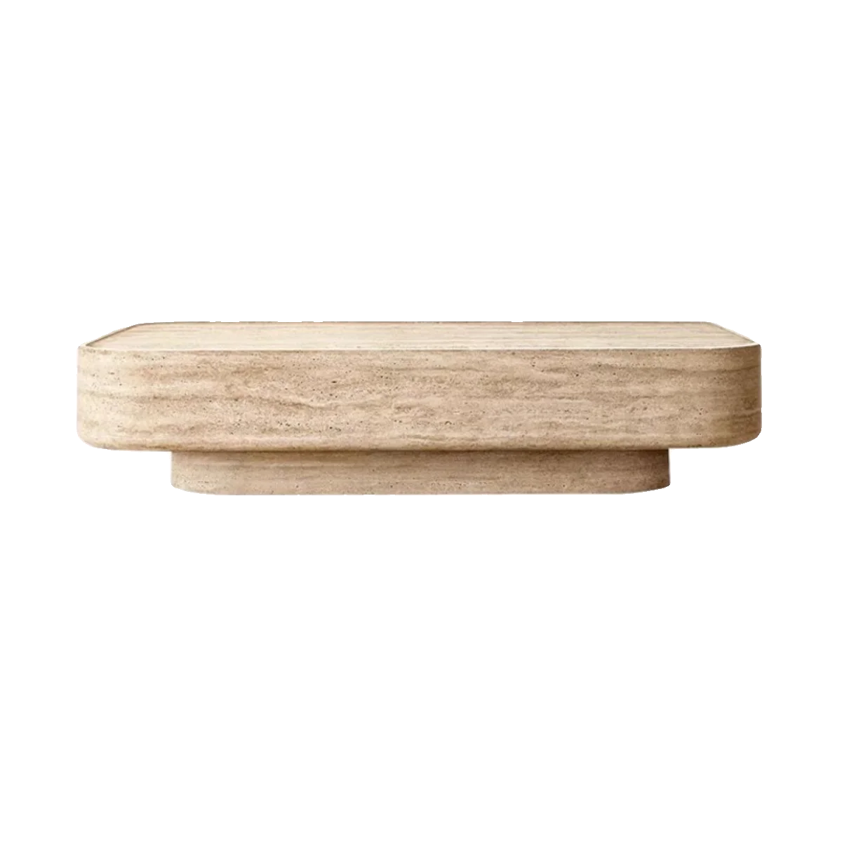 Customizable Wabi-Sabi style Roman travertine Nordic marble coffee table Luxury home Living room Villa home furniture