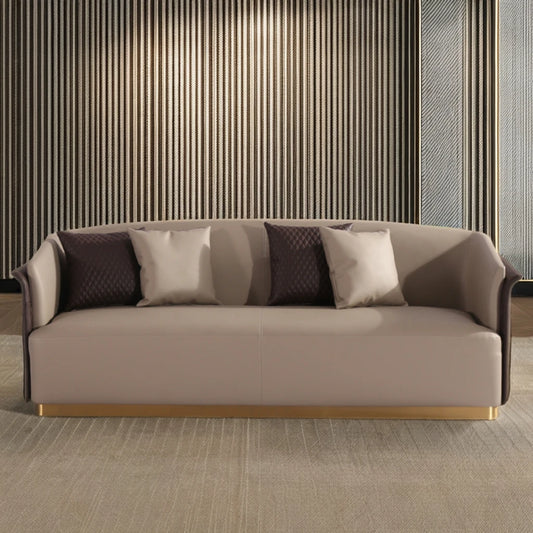Nordic European Living Room Fabric Sectional Couch Italian Light Luxury Design Villa Home Casa 170cm Hotel Loft Modular Sofa