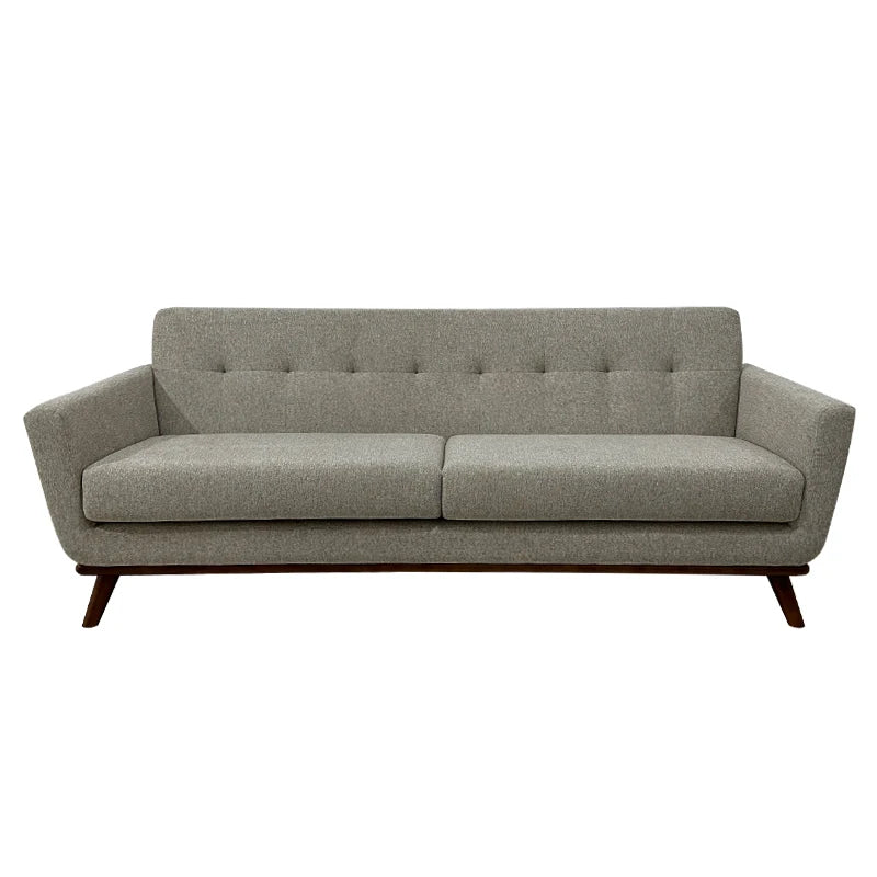 Japanese minimalist design home furniture fabric hotel project living room leisure sofa 2-seat loft apartment custom modular sofa