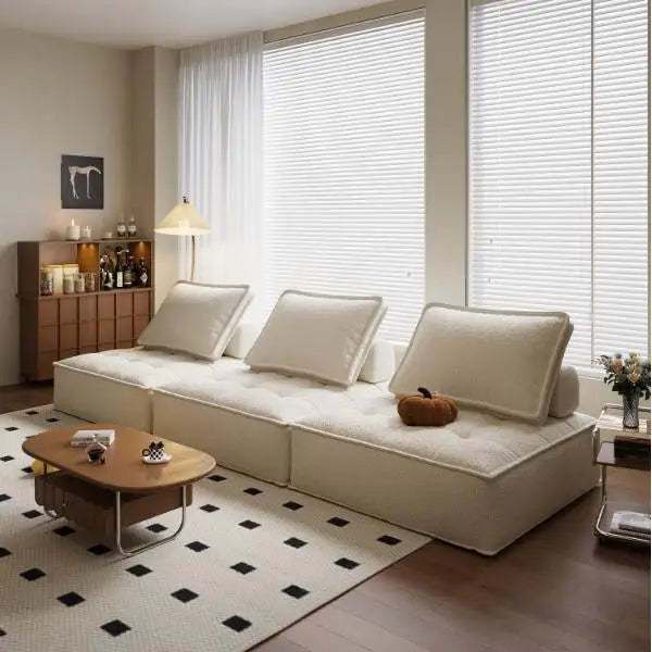 Nordic module multi-seat sofa cover small apartment block-free combination vacuum compression living room sofa cover
