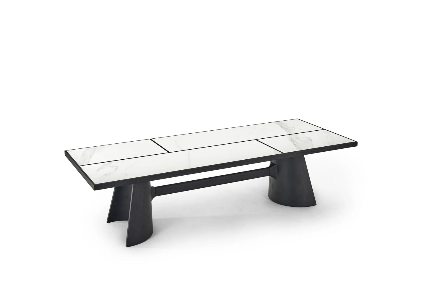 Italian Modern Nordic Style Dining Table Set Handcrafted Stone Furniture WithTop Solid Wood Legs and Metal for Office Use