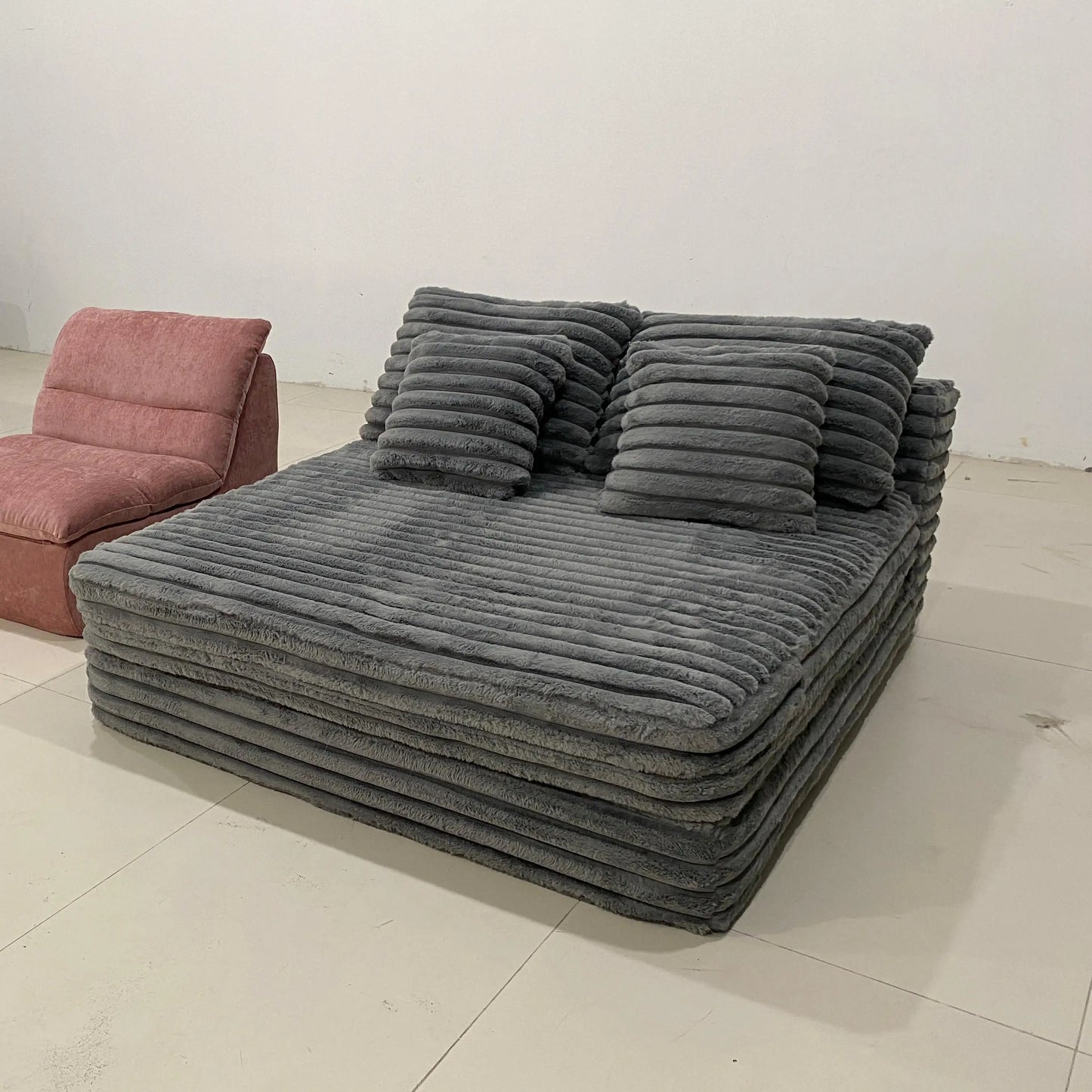 Factory direct sales compressed down sofa high quality fabric sofa modular combination sofa sofa set