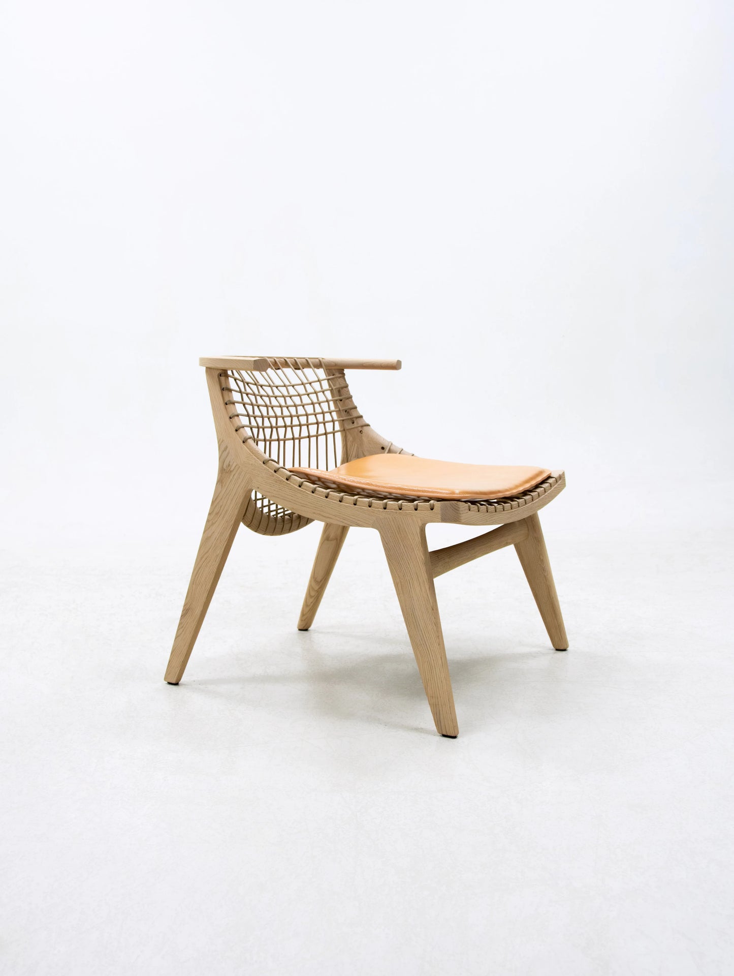 Japanese Cow Design SABI WABI Ash Wood Armchair Home Living Room Furniture Leisure Bedroom Villa Interior Leisure Chair
