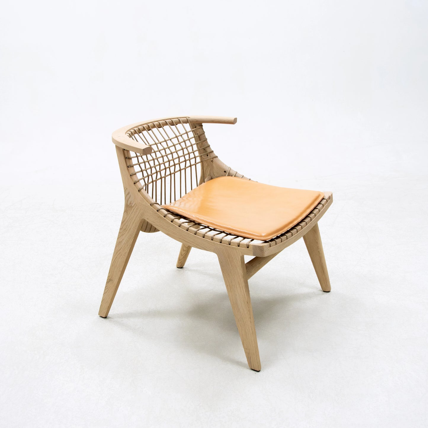 Japanese Cow Design SABI WABI Ash Wood Armchair Home Living Room Furniture Leisure Bedroom Villa Interior Leisure Chair