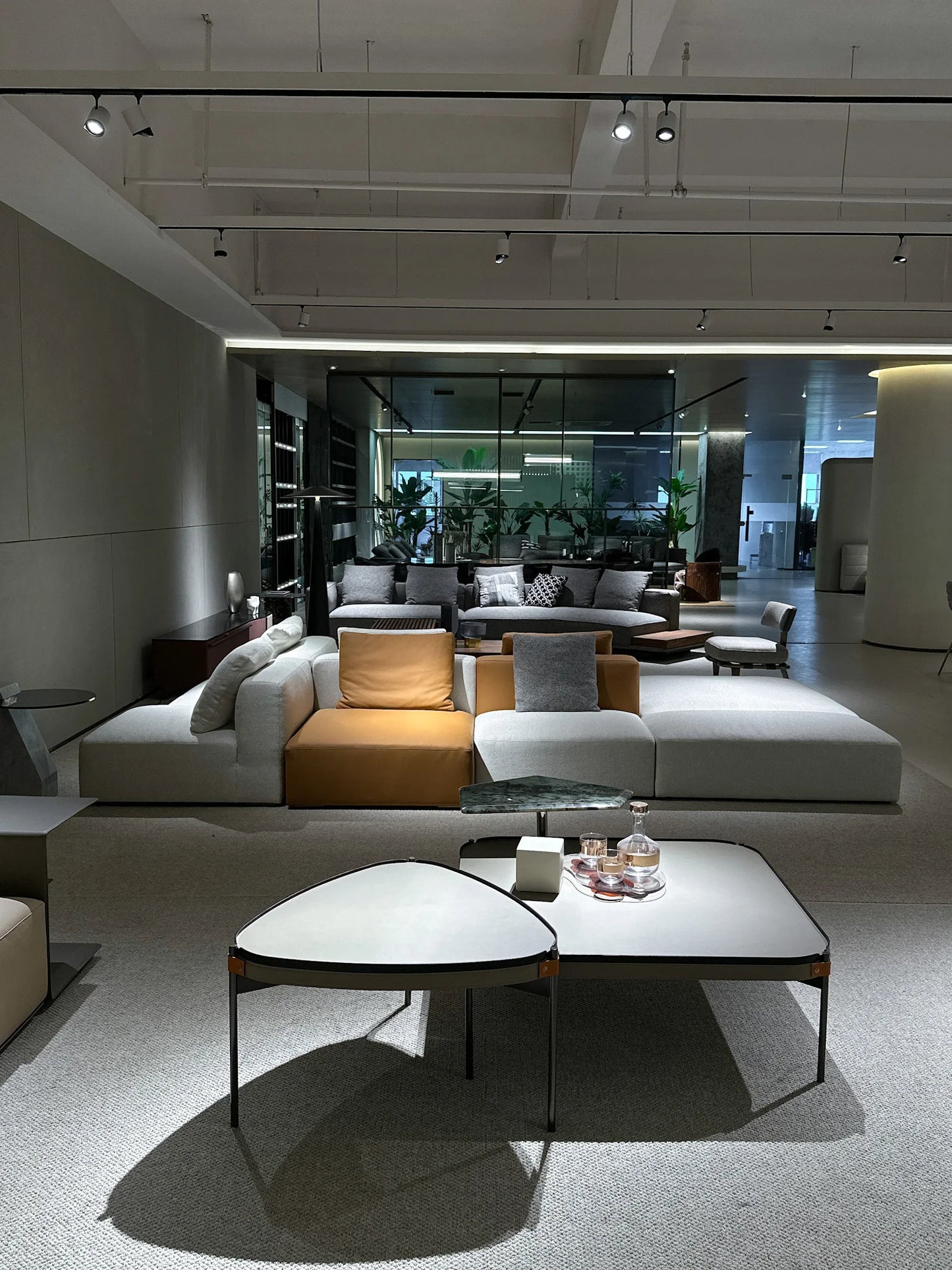 Combination Fabric Removable Combination Sofa Living Room Furniture Large Apartment Simple Italian Villa Home Modular Sofa