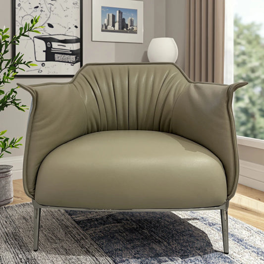 Modern Tiger Lounge Chair Single Seat Leather Living Room Bedroom Balcony Lounge Cafe Villa Furniture Loft Armchair