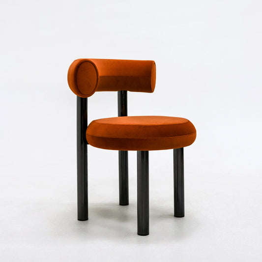 Nordic designer luxury thickened dining chair modern makeup stool velvet fabric home kitchen hotel dining table usage
