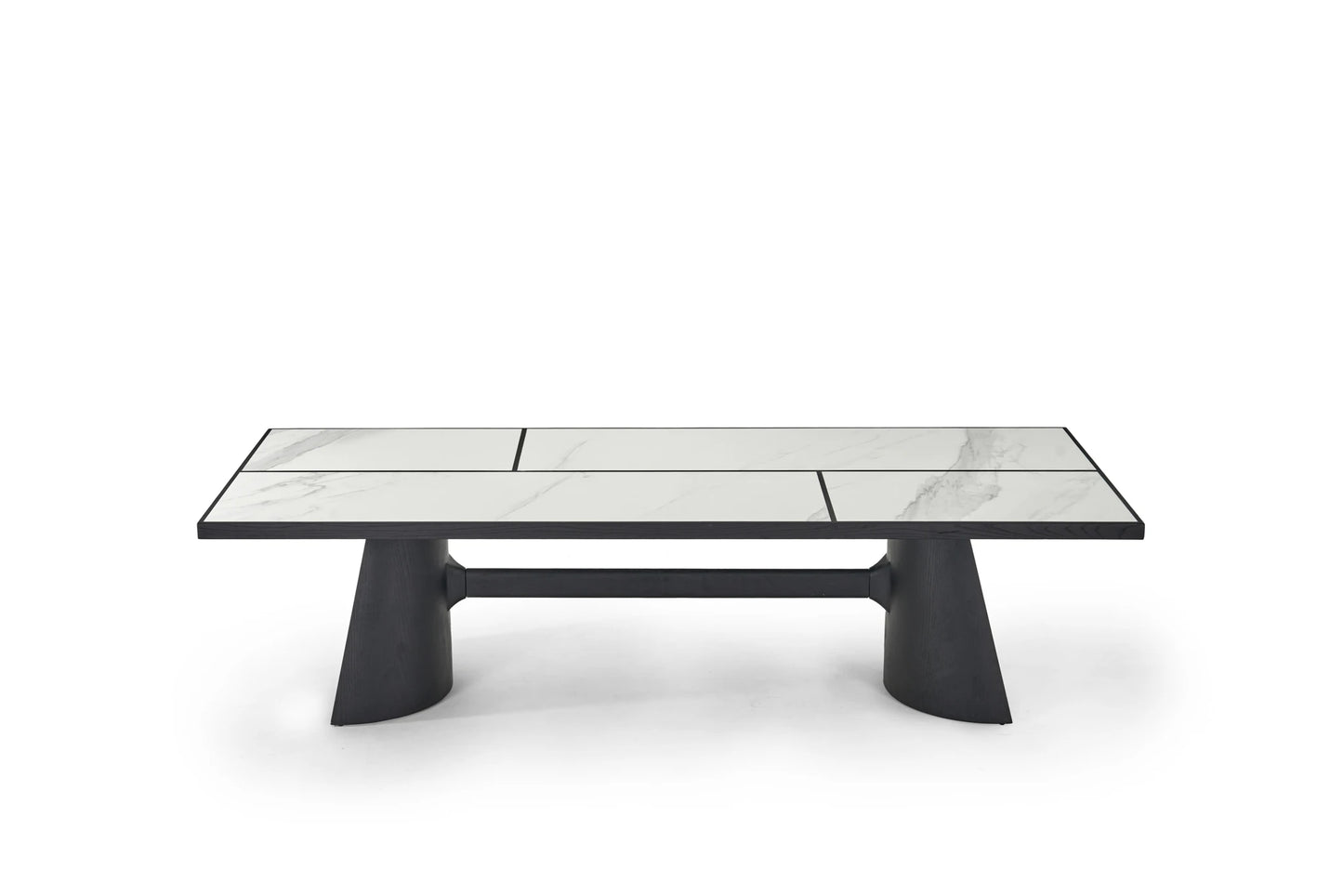 Italian Modern Nordic Style Dining Table Set Handcrafted Stone Furniture WithTop Solid Wood Legs and Metal for Office Use