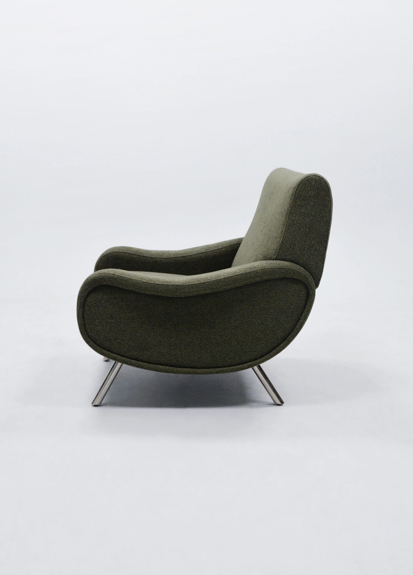 Italian Design Modern Seat Armchair Light Luxury Fabric Seat Villa Home Furniture Living Room Attic Leisure Armchair