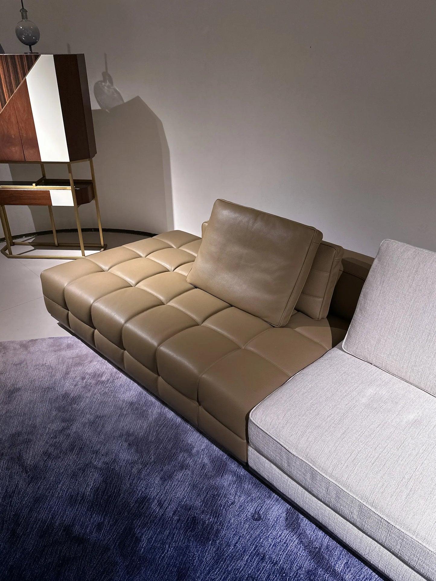 Fashion Furniture Combination Sofa Modern Luxury Atmospheric Cowhide Sofa Simple Light Luxury Villa Combination Villa Sofa
