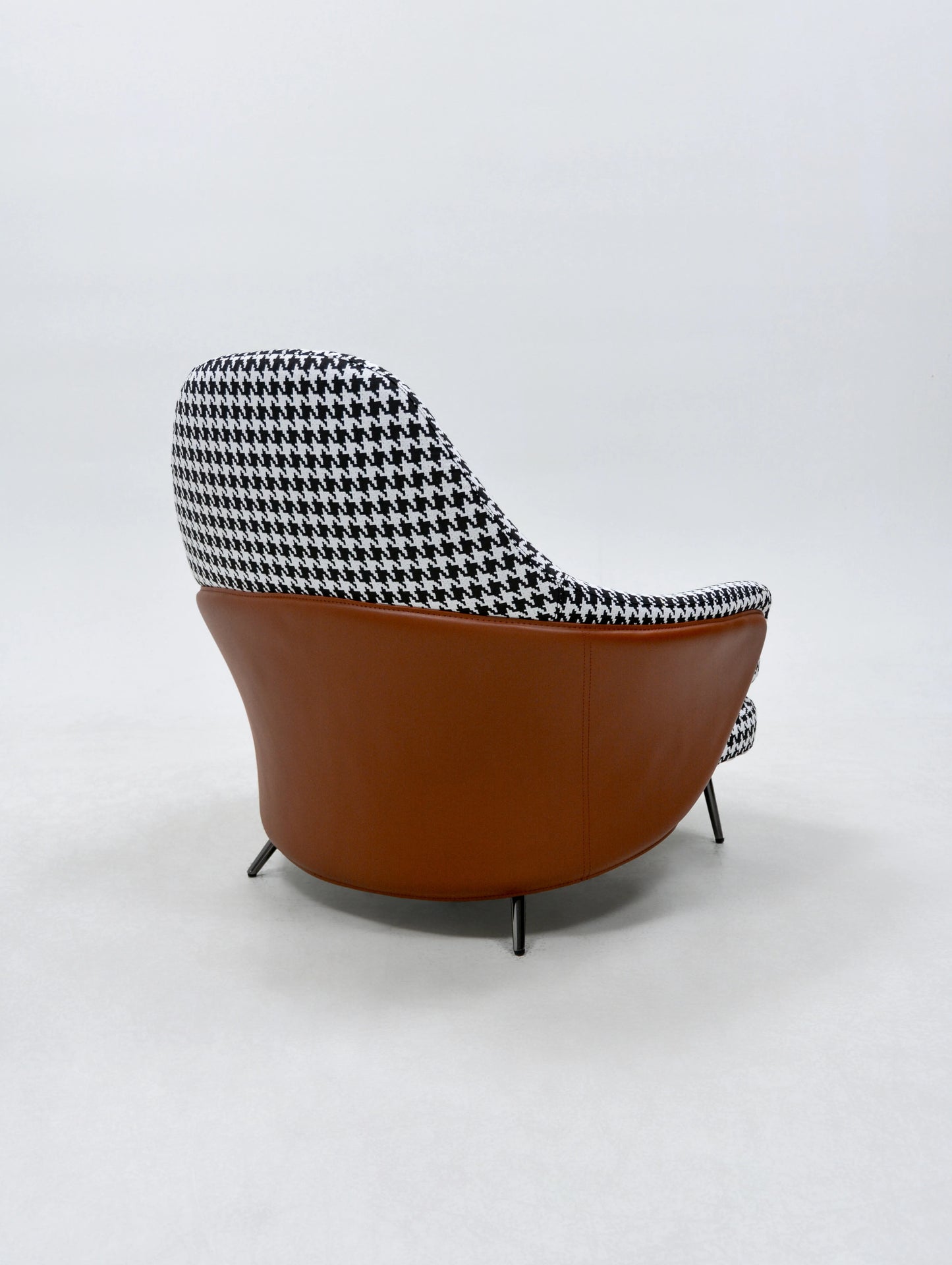 Nordic Modern Leisure Armchair Orange Velvet Dining Chair Household Restaurant Hotel and Catering
