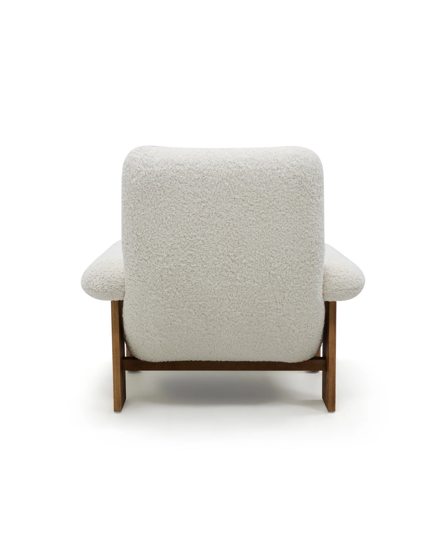 Sabi Wabi Cream Armchair Home Living Room Bedroom Furniture Grey Wood Furniture Leisure Villa Interior Fabric Seat