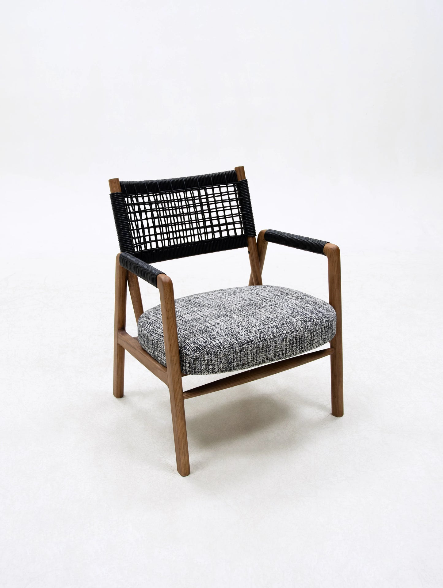 Ash wood Japanese SABI WABI woven seats Armchairs Home living room furniture, bedroom and villa with relaxing seats