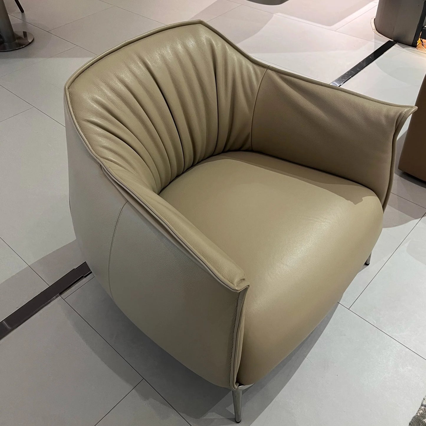 Modern Tiger Lounge Chair Single Seat Leather Living Room Bedroom Balcony Lounge Cafe Villa Furniture Loft Armchair