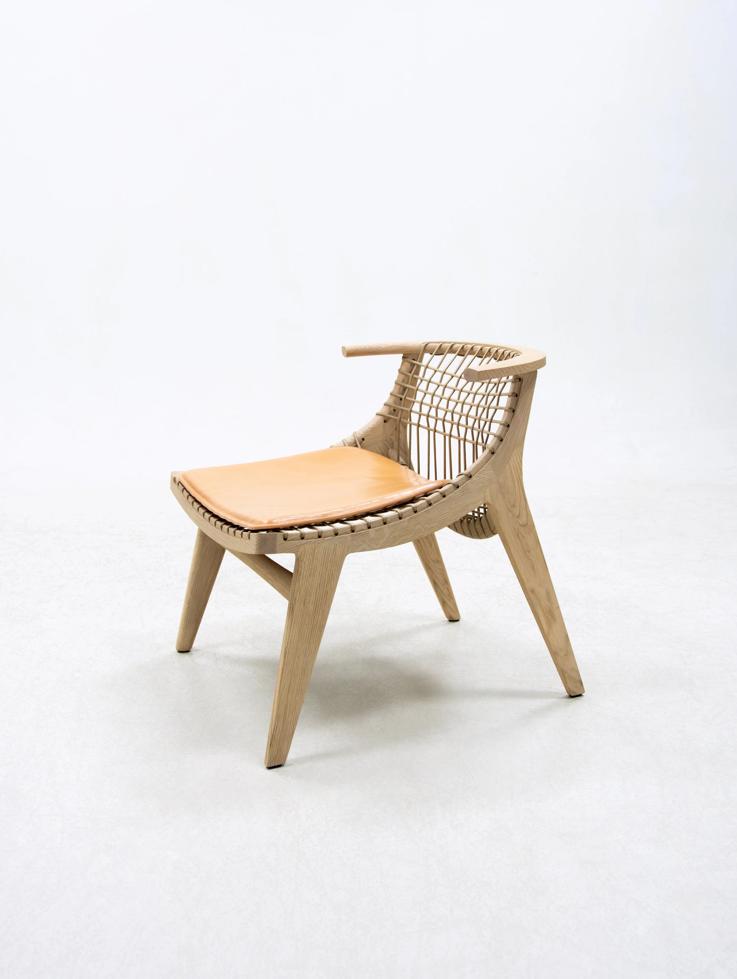 Japanese Cow Design SABI WABI Ash Wood Armchair Home Living Room Furniture Leisure Bedroom Villa Interior Leisure Chair