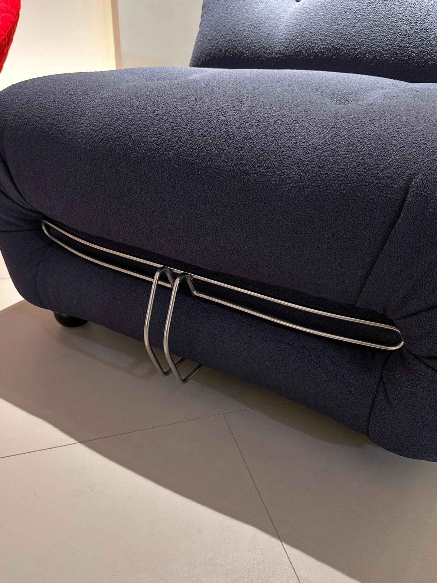 Simple lamb sofa Booker fabric bedroom sofa Lazy simple living room single sofa