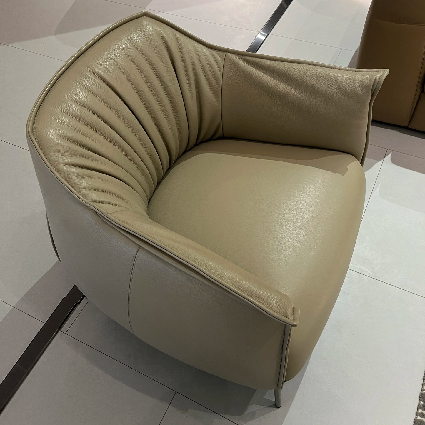 Modern Tiger Lounge Chair Single Seat Leather Living Room Bedroom Balcony Lounge Cafe Villa Furniture Loft Armchair