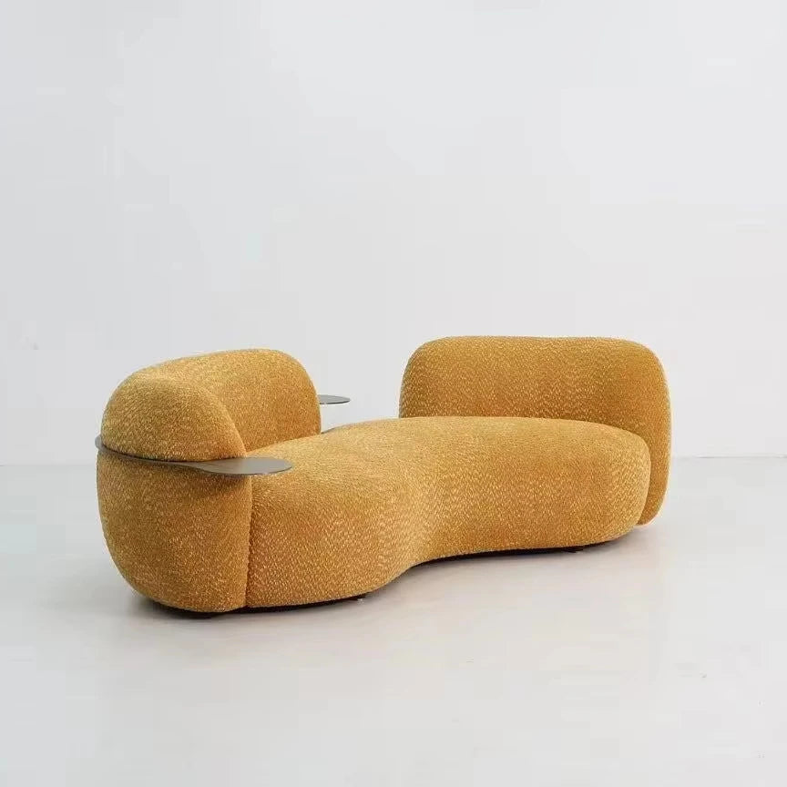 Modern Booker fabric curved sofa home living room reception wholesale sofa luxury interior design