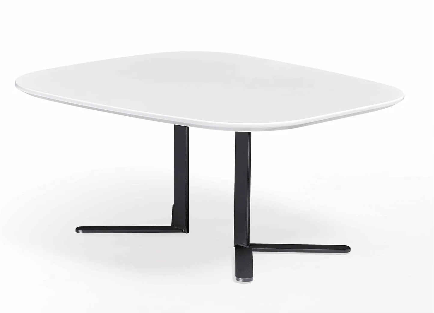 Walnut color living room villa Italian design Nordic side table Modern interior home furniture Simple MDF coffee table