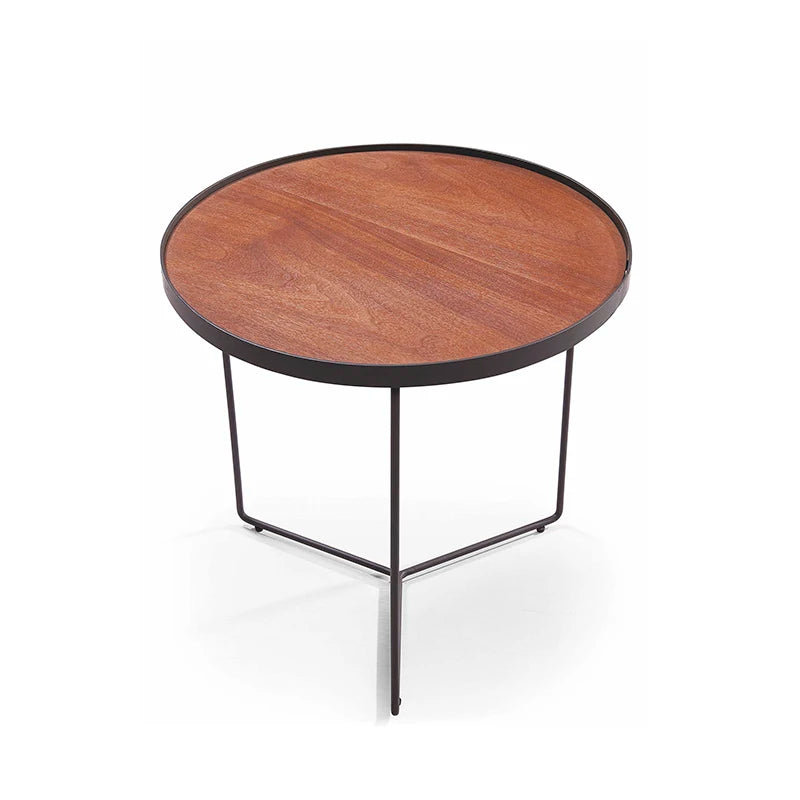 Combination 3-table living room furniture Low steel frame Modern Nordic design Italian home Interior coffee table