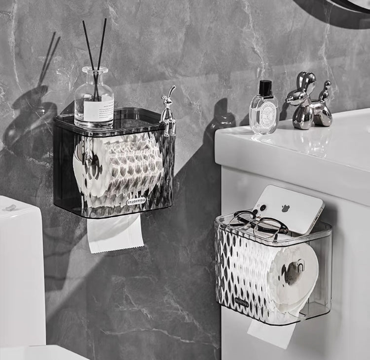 Transparent Paper Roll Holder