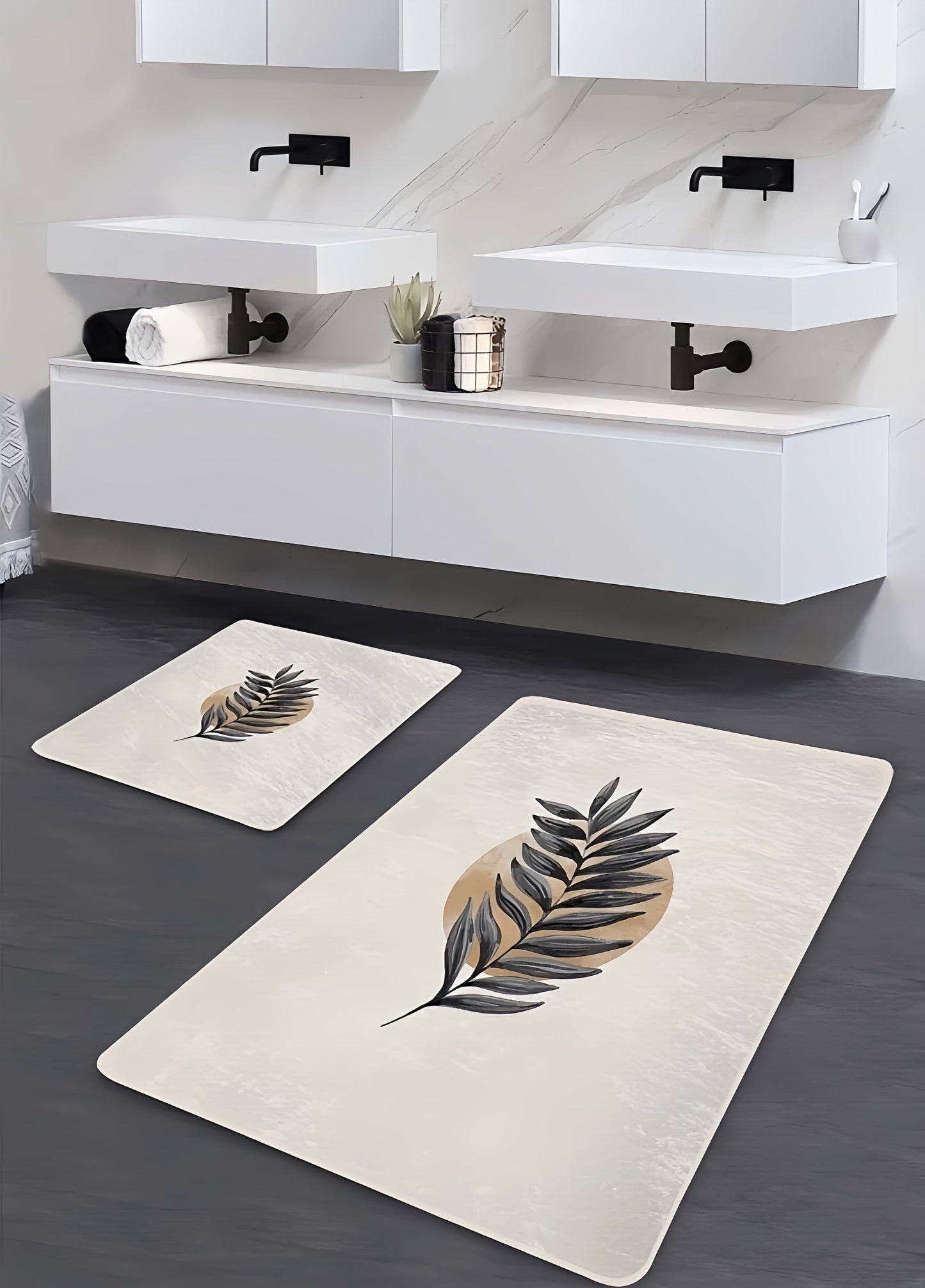 Leaf Bathroom Mat