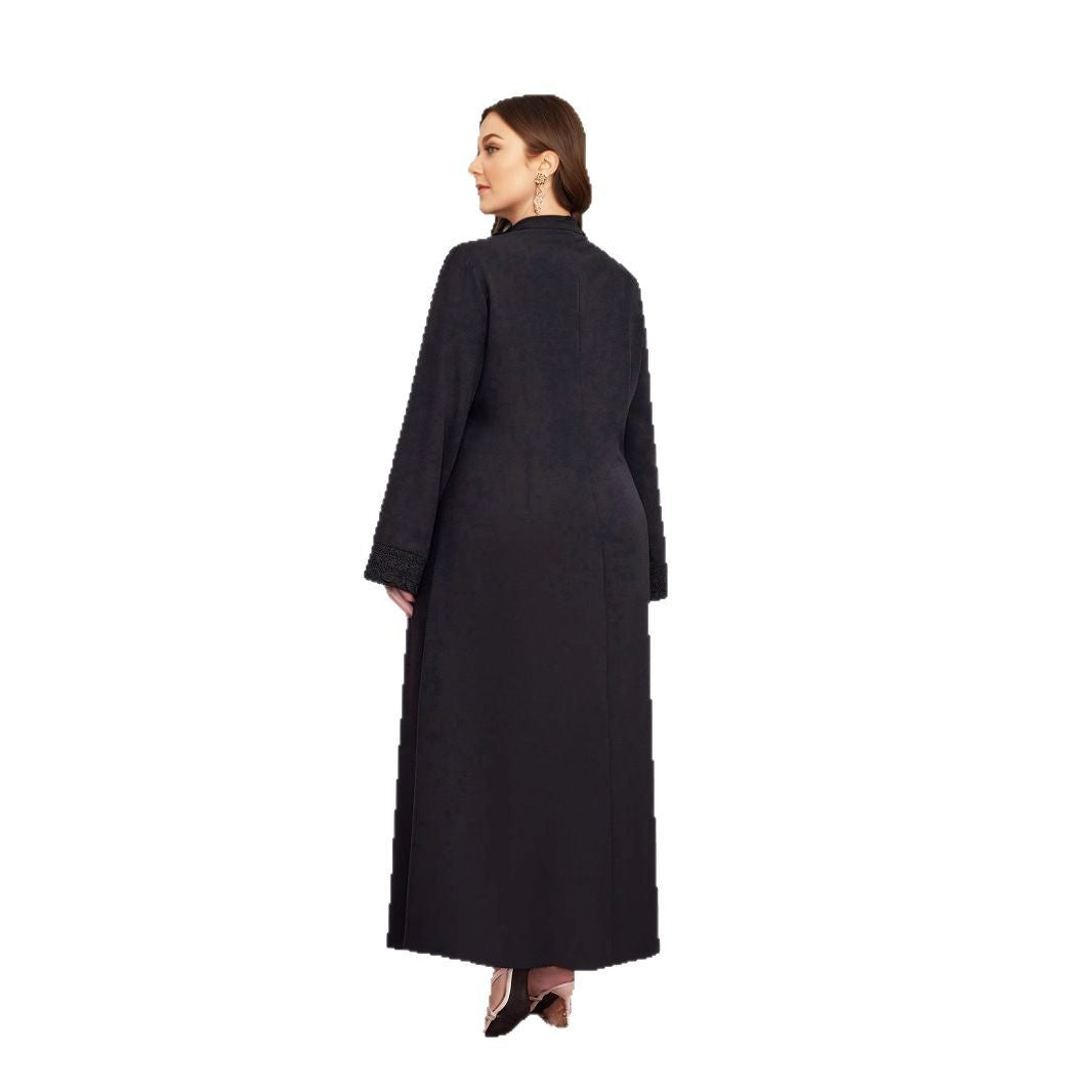 Europe, America, Middle East, Arabia cross-border summer new solid color thin breathable long-sleeved women's fashion loose women's clothing large size