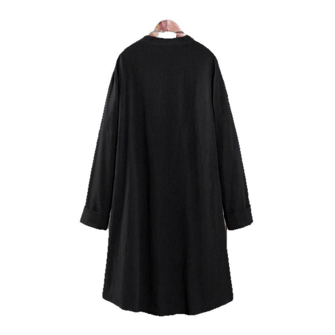Foreign trade cotton and linen women's clothing large-size women's clothing cotton and linen tops large-size women's clothing cross-border SMT AMZ independent station explosion